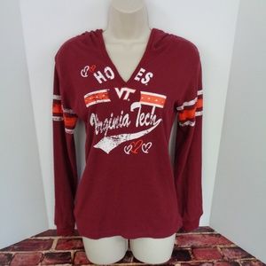 Virginia Tech Hokies Woman's Red Thermal Hoodie XL
